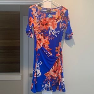 Floral Bloom Wrap Dress